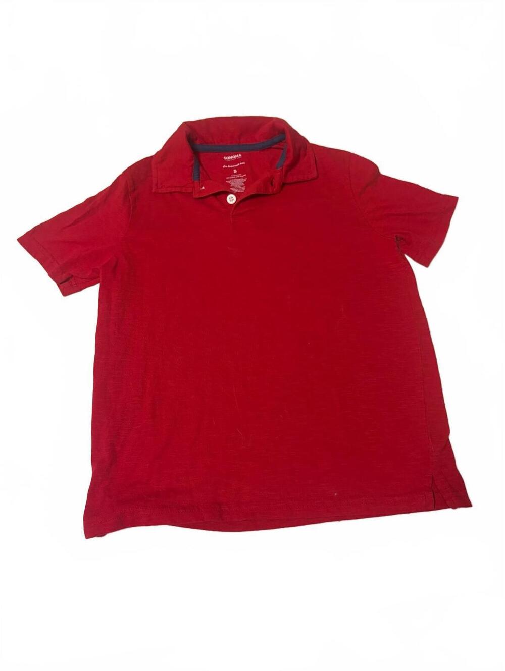 Sonoma Supersoft Polo Shirt in Red, Size S